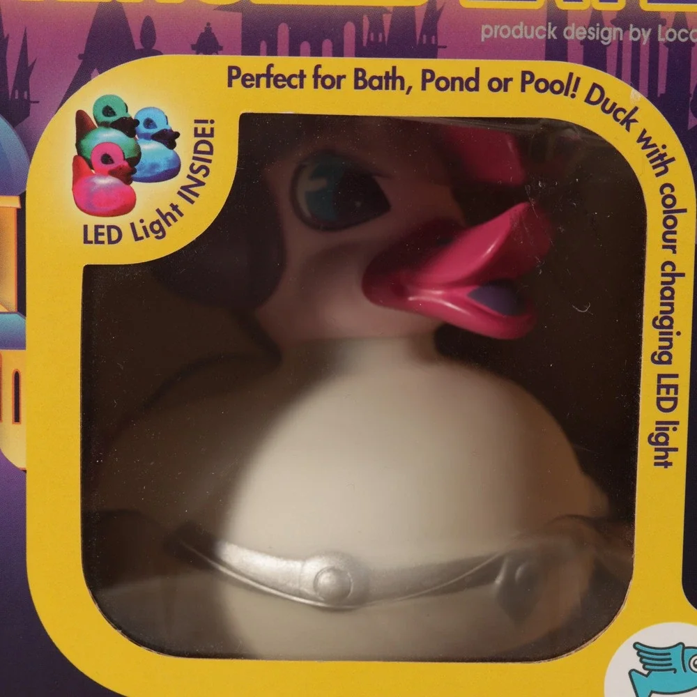 Locomocean Princess Layer Glow in the Duck LED Color Changing Bath Toy New